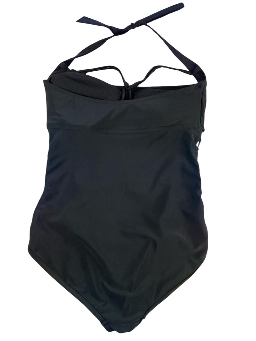 Ashley Graham Swimsuits For All Boss Black Strappy Lattice One-Piece Swimsuit 14 - Picture 6 of 7